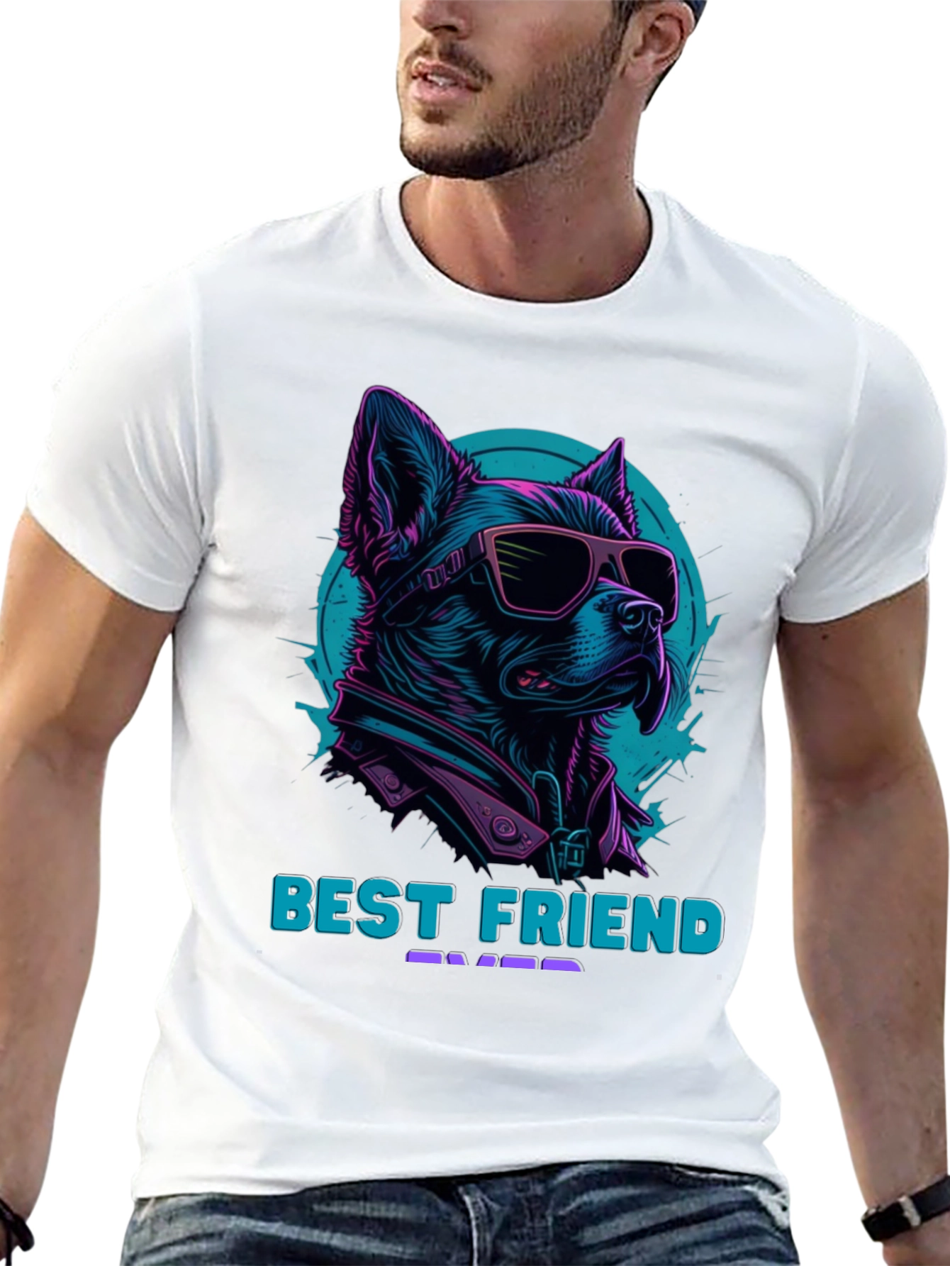 Best Friend Ever T-Shirt - Cool Dog Design