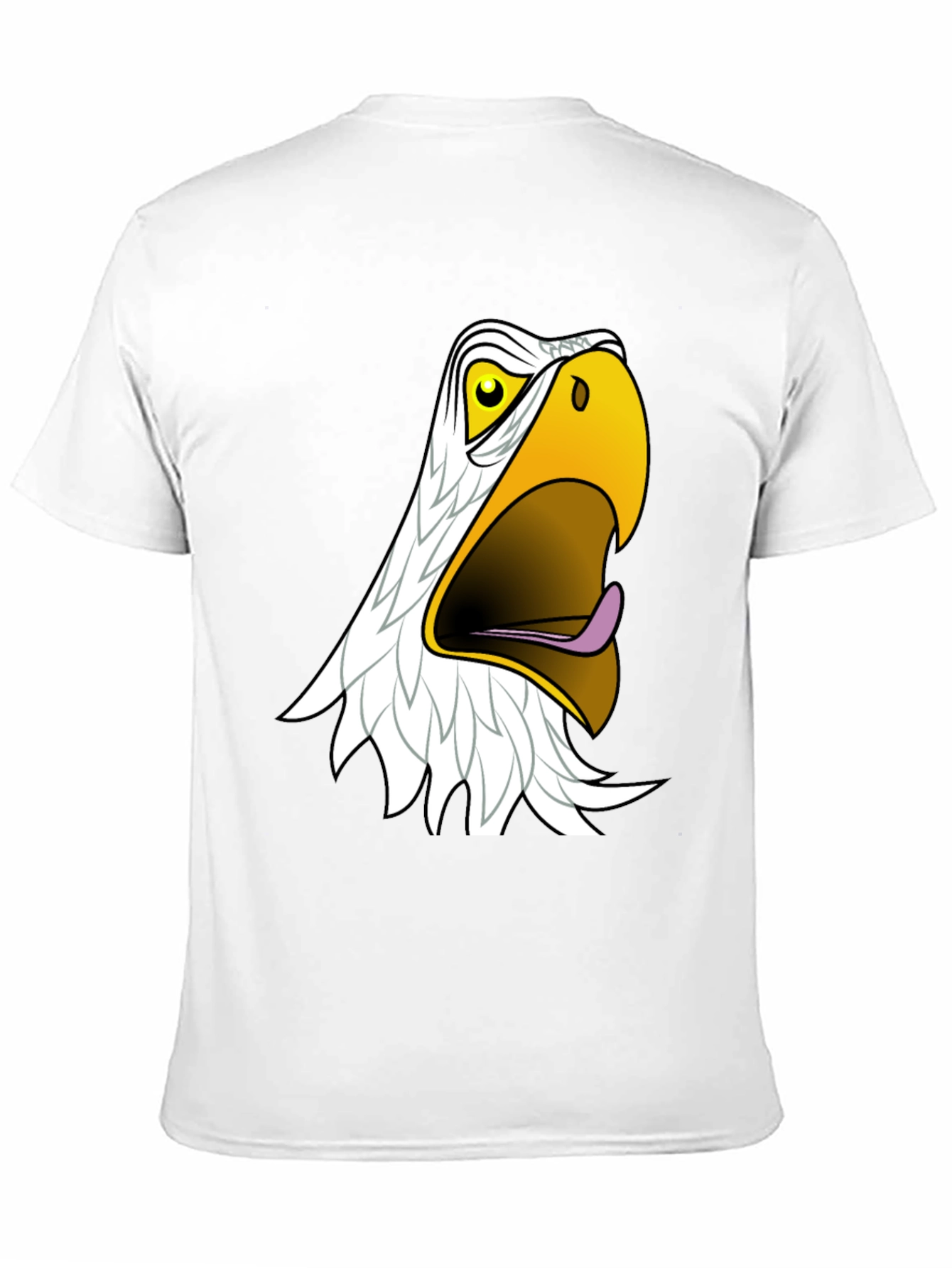 Mens Black Eagle Graphic T-Shirt