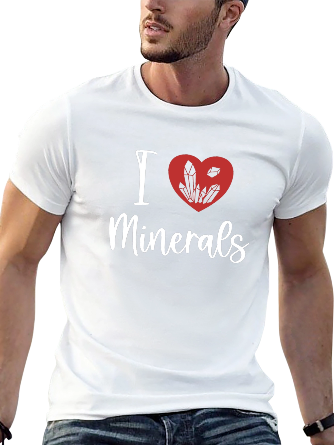 I Heart Minerals Black Graphic Tee