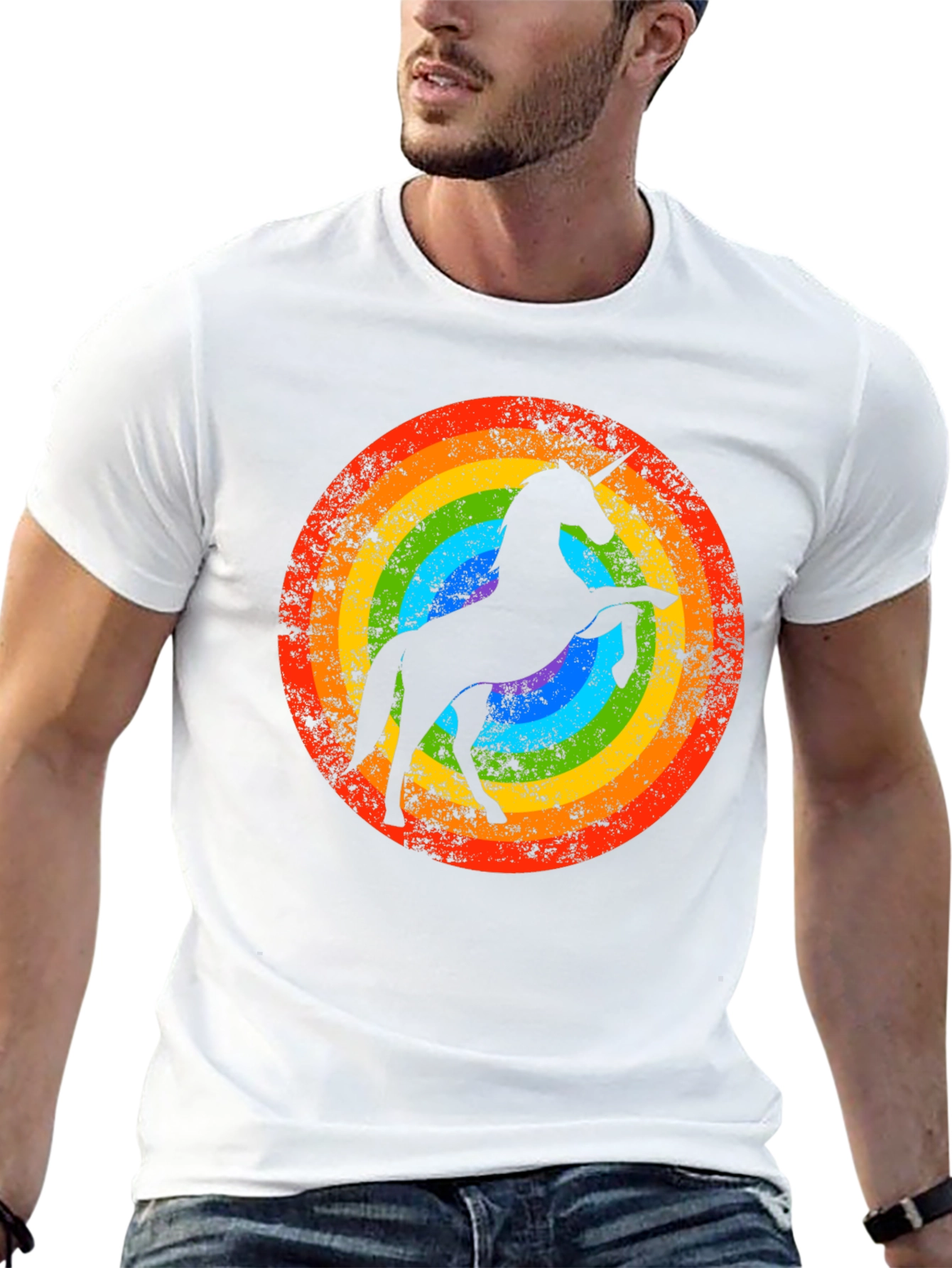 Rainbow Unicorn Graphic Tee