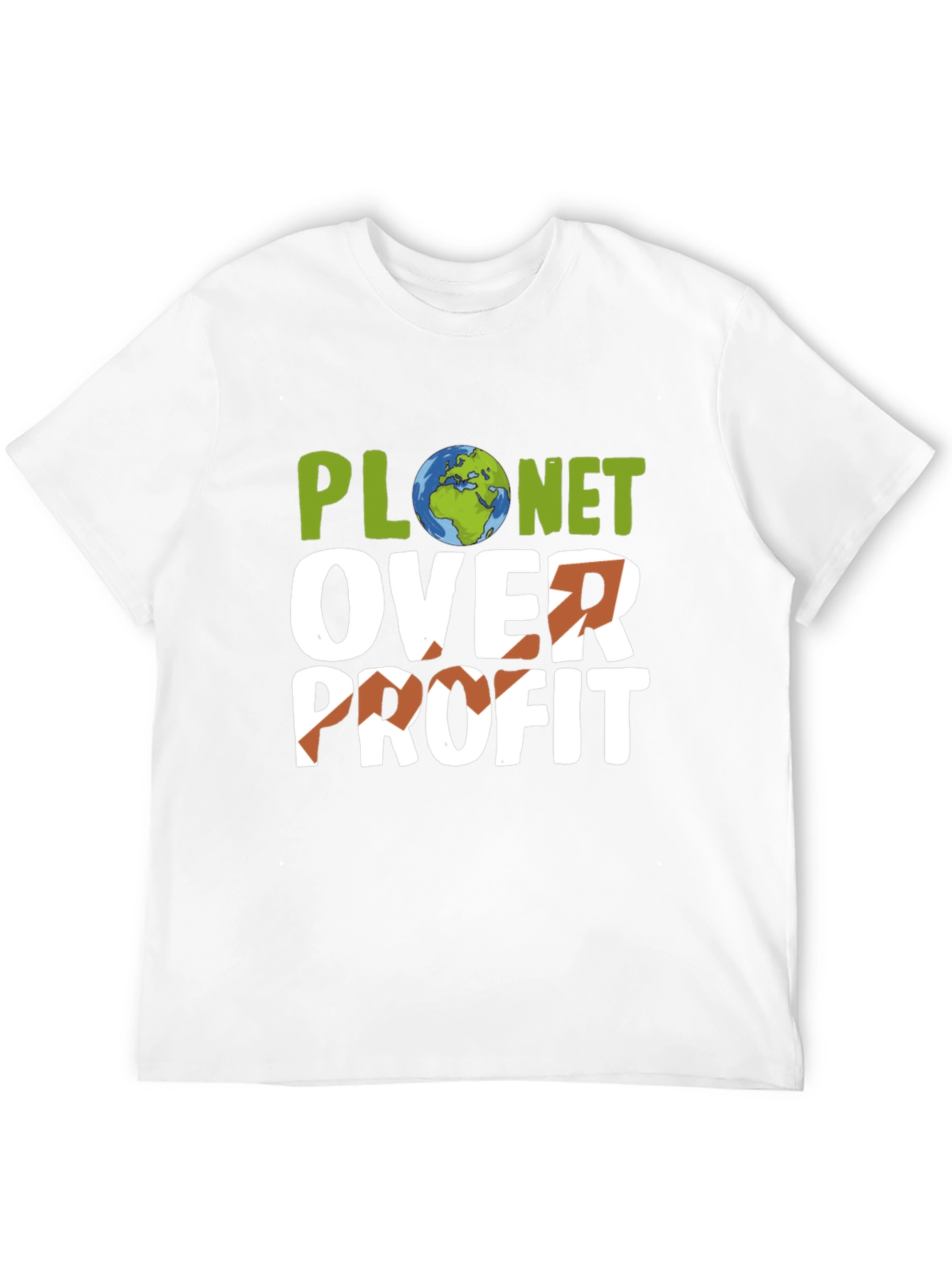 Planet Over Profit T-Shirt - Earth Day Activism Tee