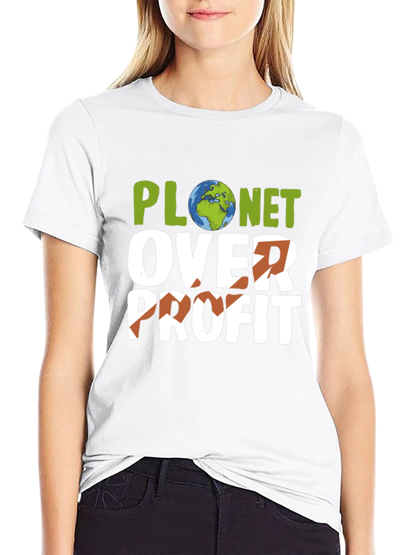 Planet Over Profit T-Shirt - Earth Day Activism Tee