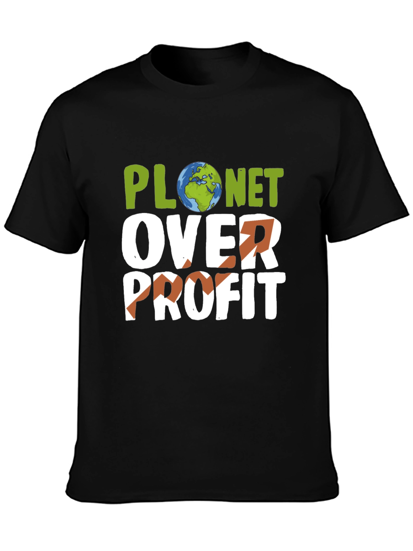 Planet Over Profit T-Shirt - Earth Day Activism Tee