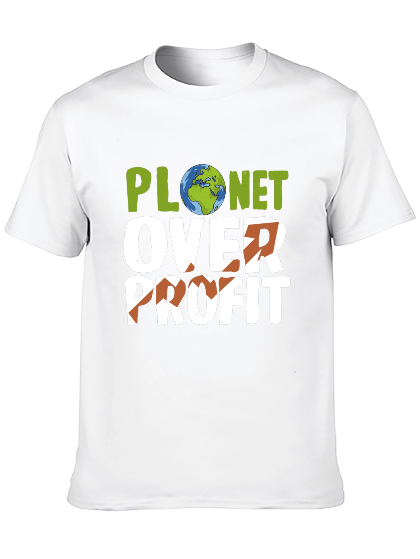 Planet Over Profit T-Shirt - Earth Day Activism Tee