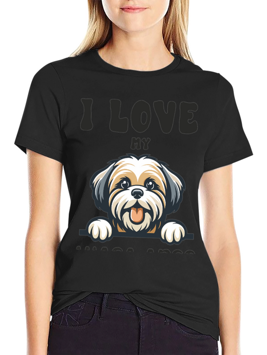 I Love My Lhasa Apso T-Shirt