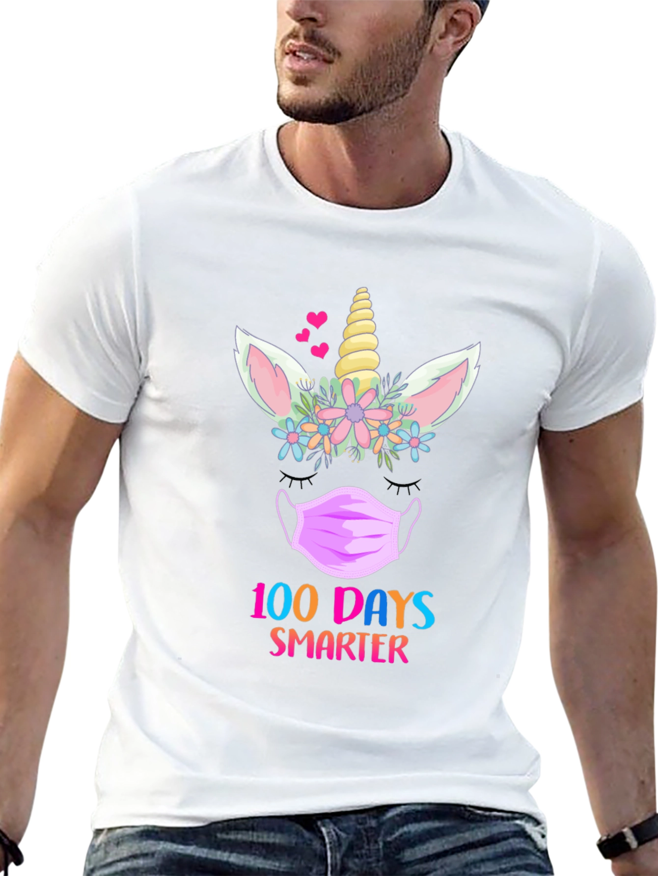 100 Days Smarter Unicorn T-Shirt
