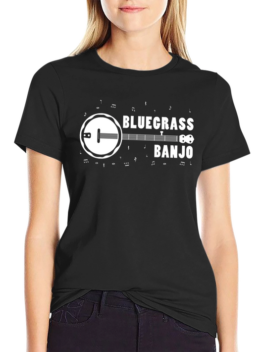 Bluegrass Banjo Graphic Tee - Musical Instrument T-Shirt