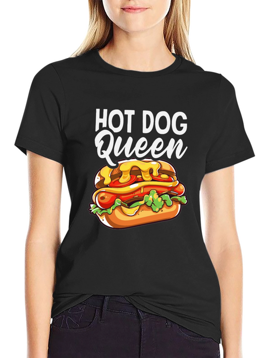 Hot Dog Queen Graphic T-Shirt