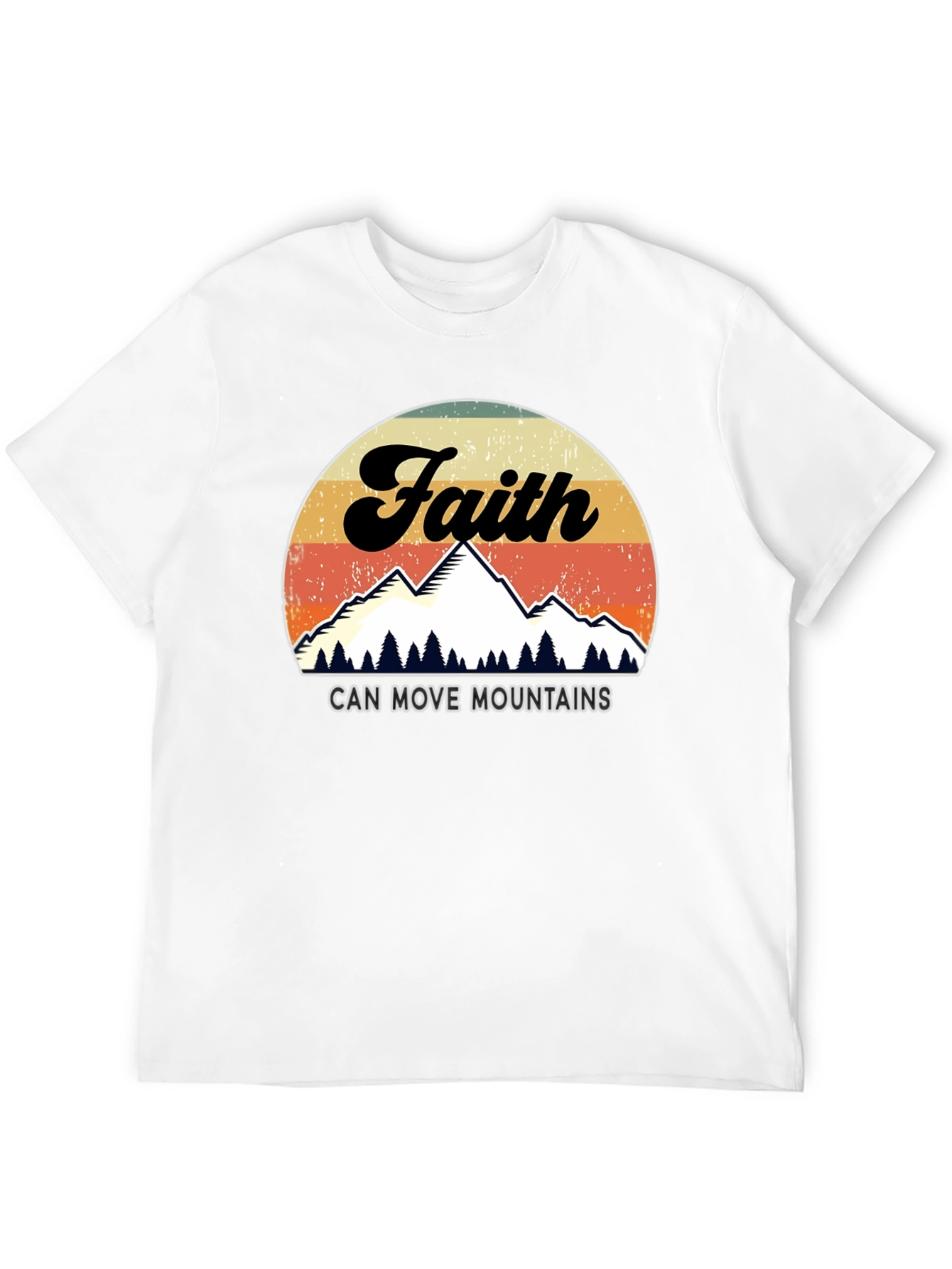 Faith Can Move Mountains Graphic T-Shirt
