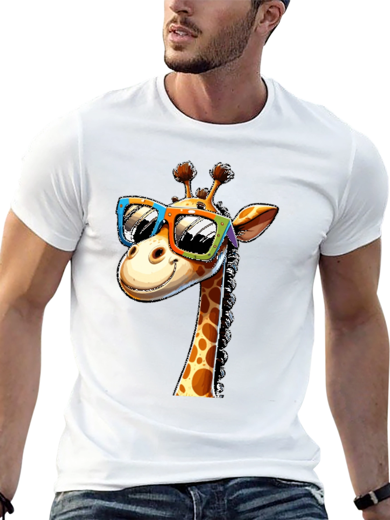 Cool Giraffe Graphic Tee
