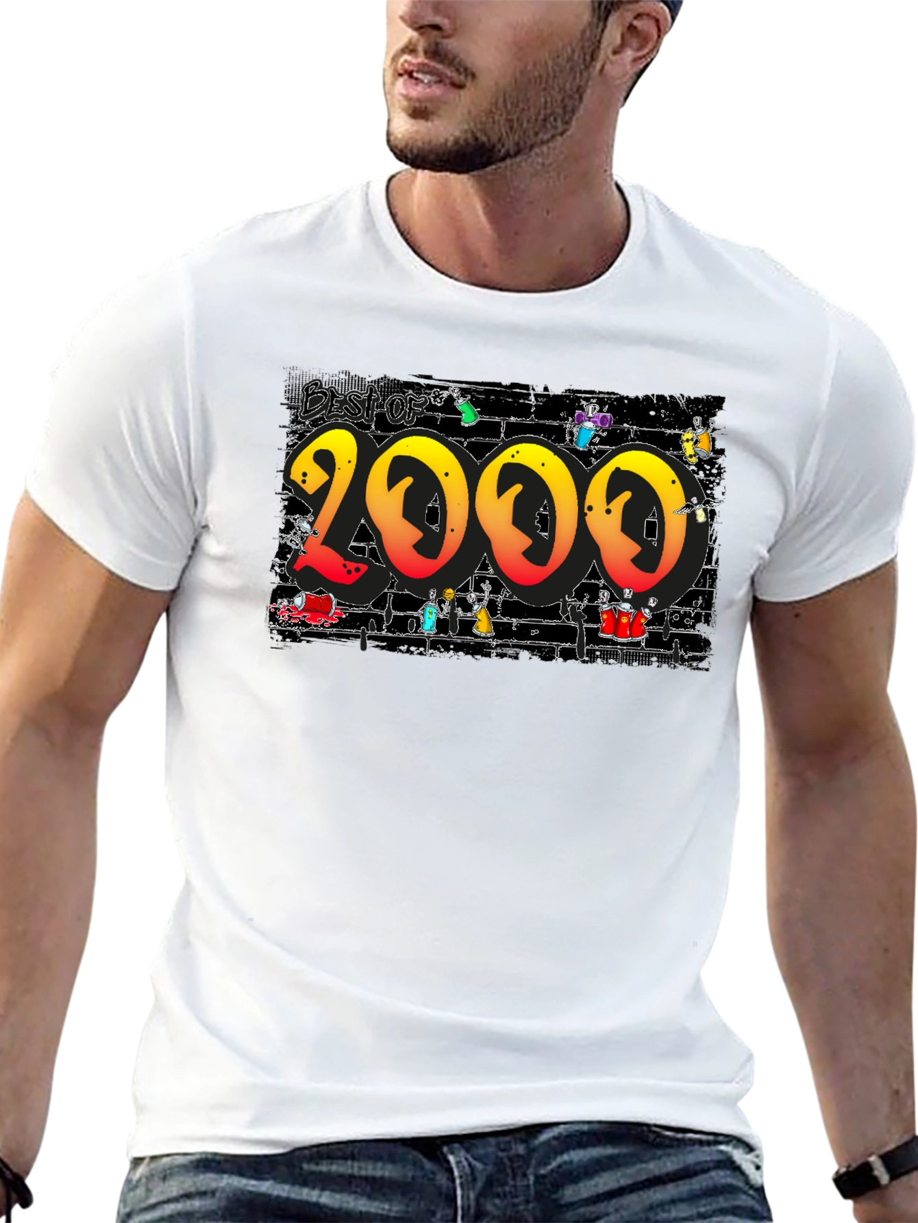 Best of 2000 Graphic T-Shirt - Black