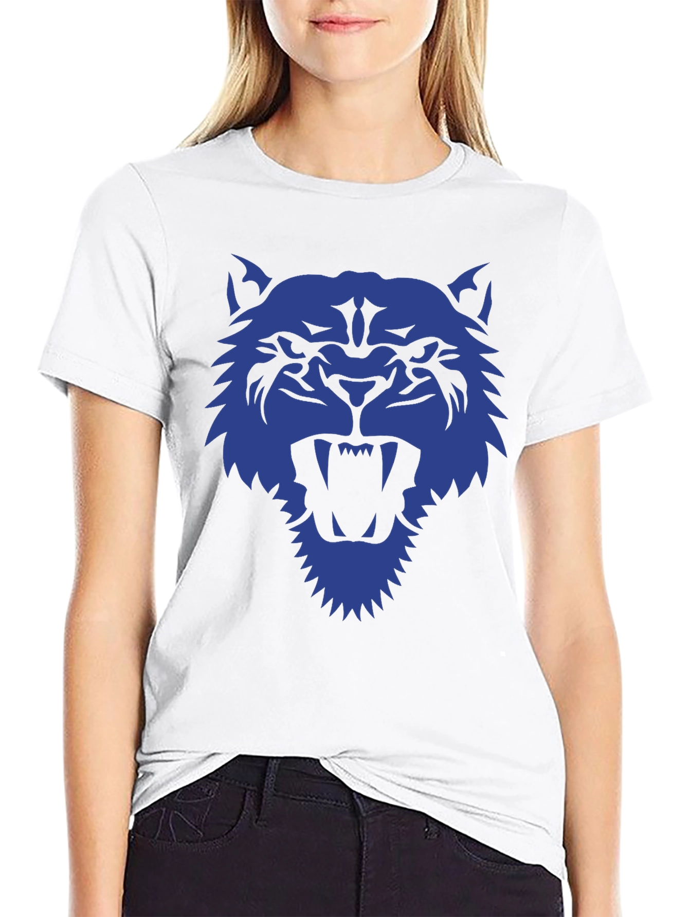 Cool Cat Graphic Tee - Black Cotton Shirt