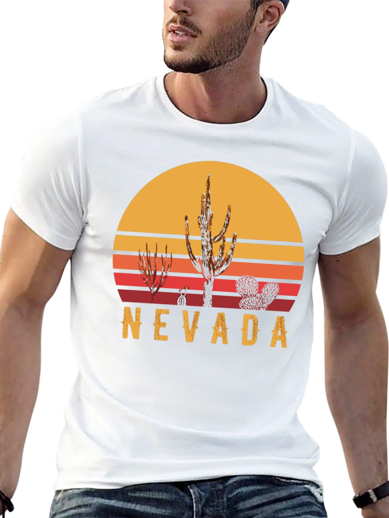 Nevada Desert Sunset Graphic Tee