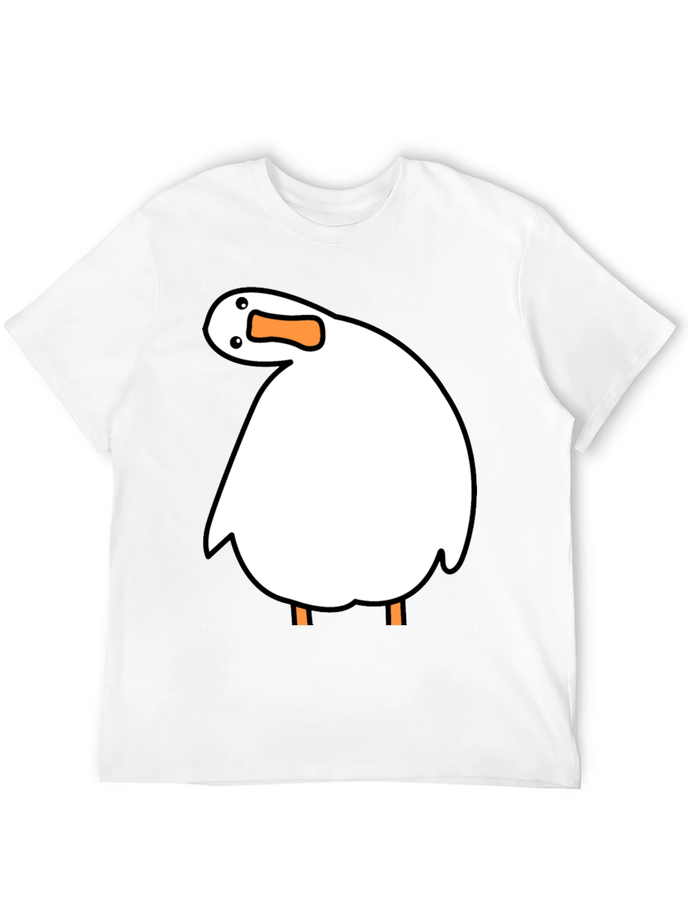 Funny Goose T-Shirt - Novelty Cartoon Graphic Tee