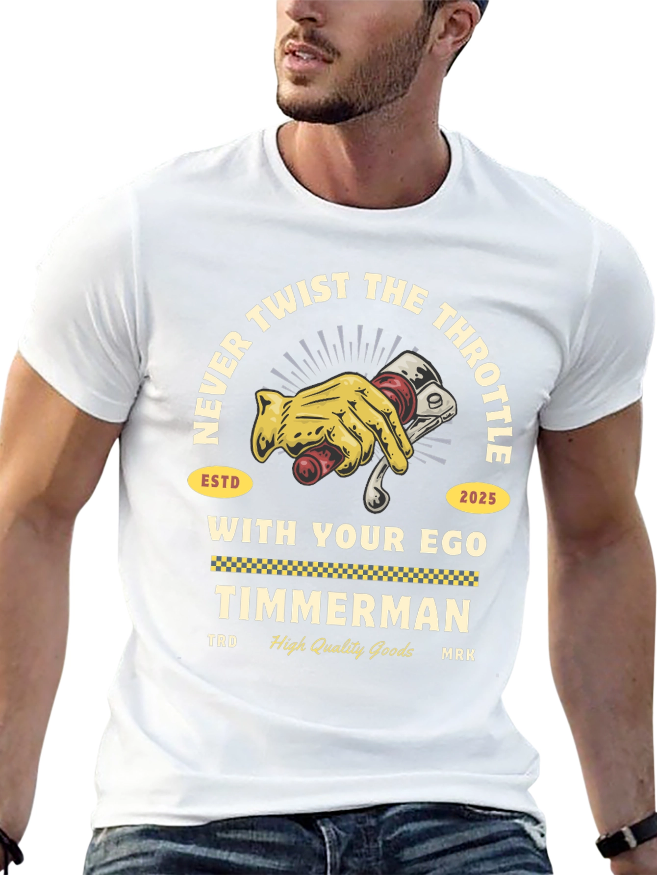 Never Twist Throttle with Ego Graphic Tee