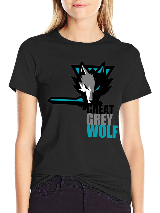 Great Grey Wolf Graphic Tee - Modern Style
