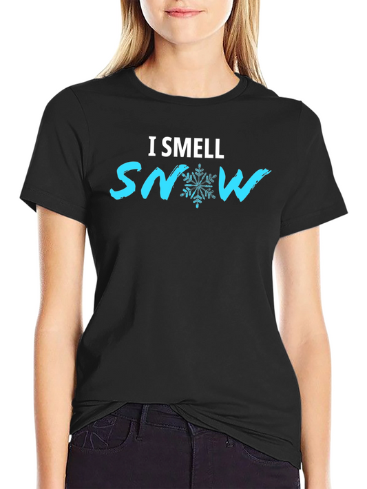 I Smell Snow T-Shirt - Winter Holiday Tee