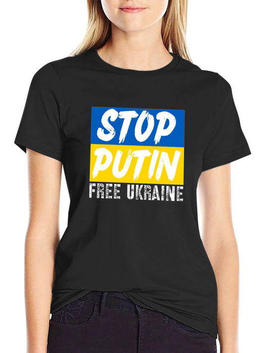 Stop Putin Free Ukraine T-Shirt