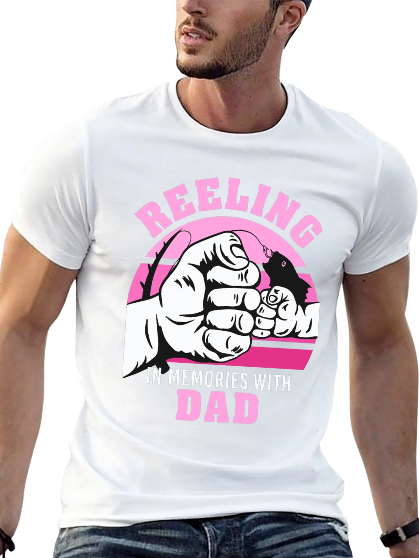 Reeling in Memories with Dad T-Shirt