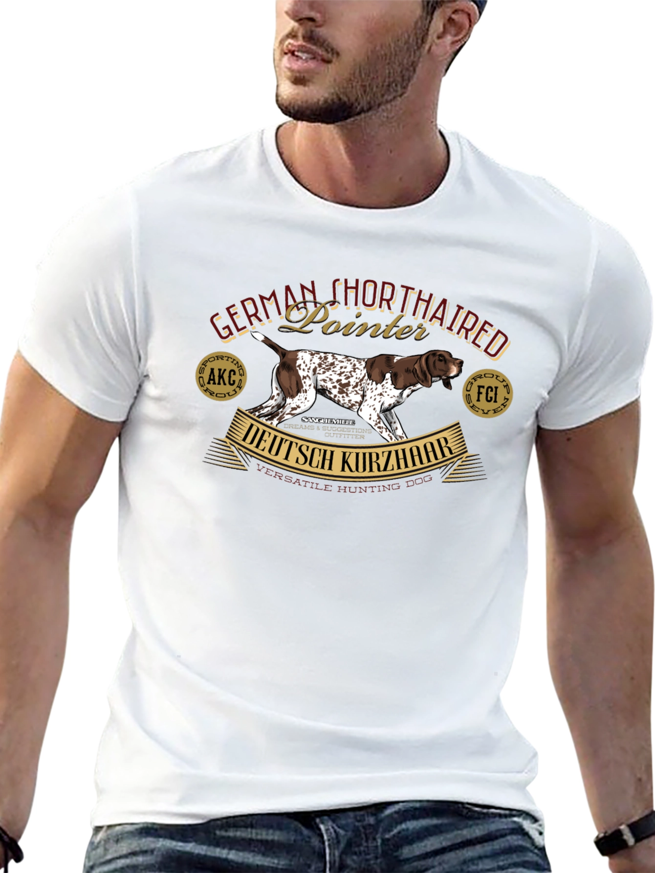 German Shorthaired Pointer Dog Breed T-Shirt