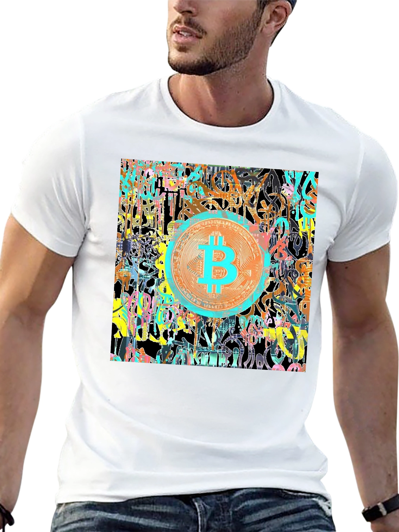 Bitcoin Crypto Art T-Shirt