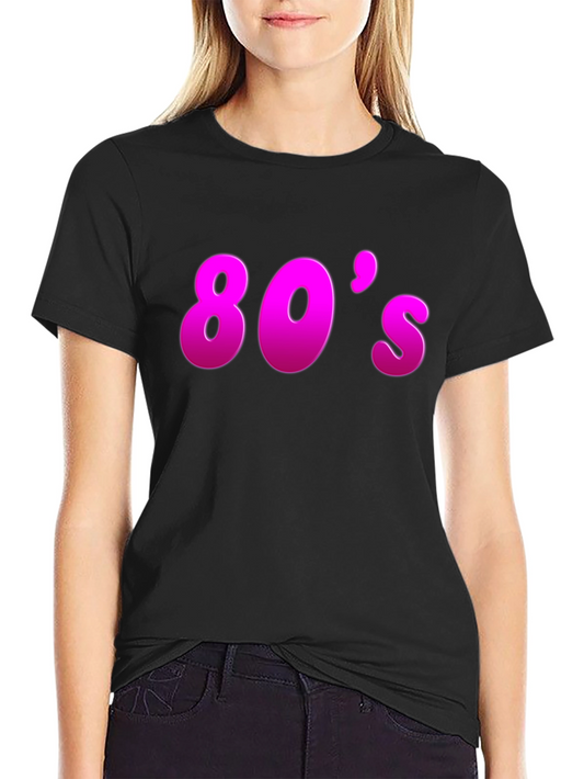 80s Graphic Black T-Shirt