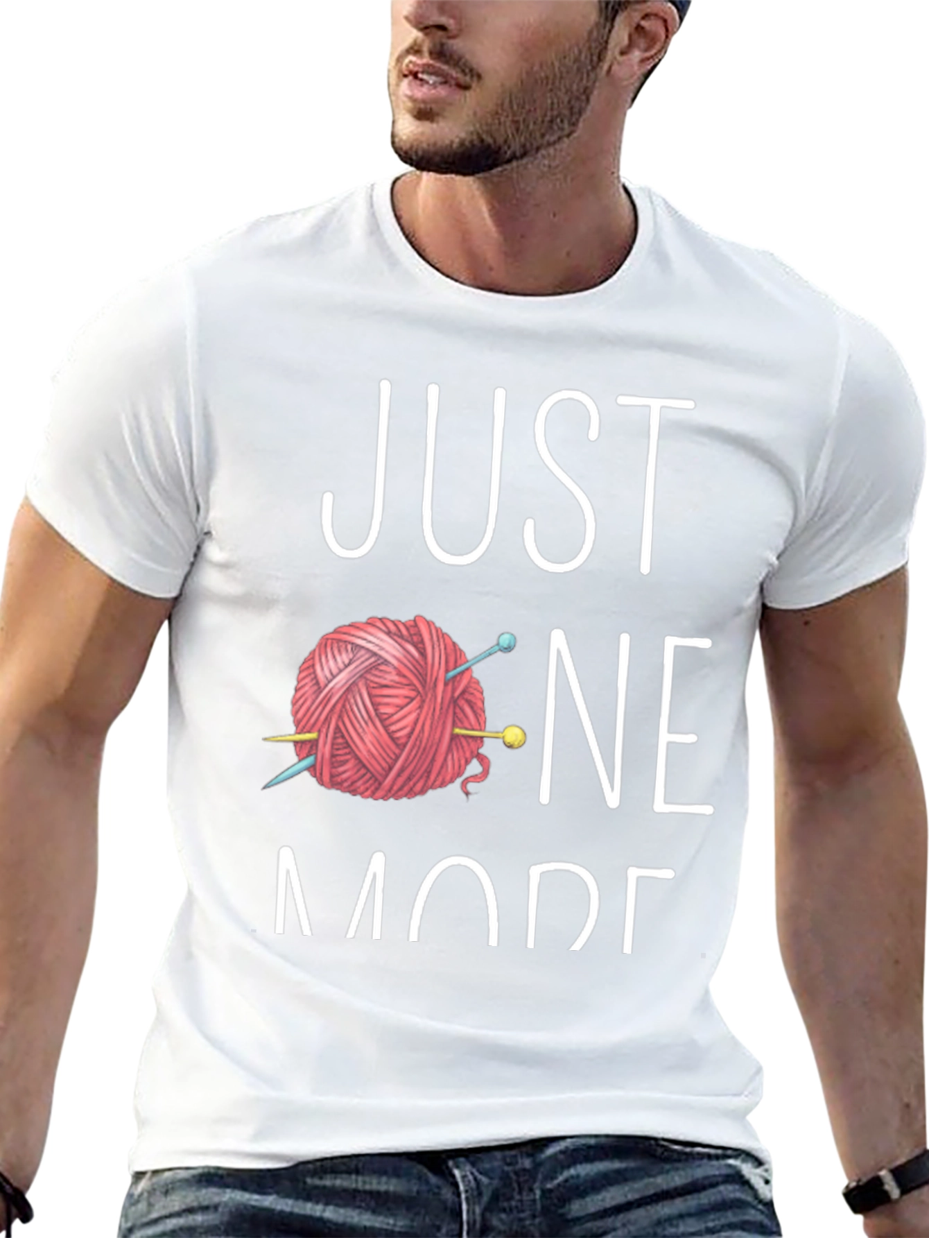 Knitting Lover Tee: Just One More Row!
