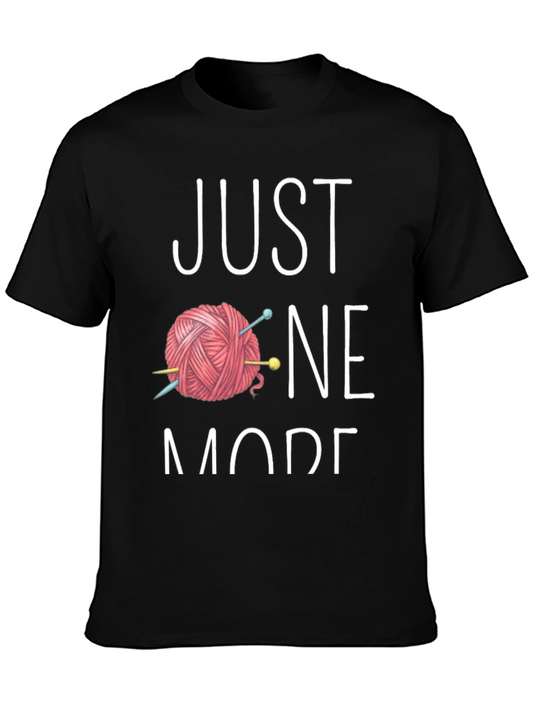 Knitting Lover Tee: Just One More Row!