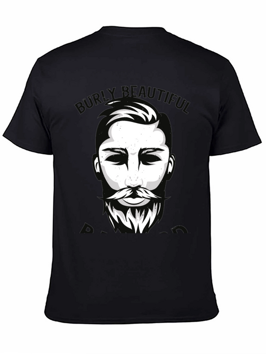 Burly Beautiful Graphic Tee - Mens Black T-Shirt