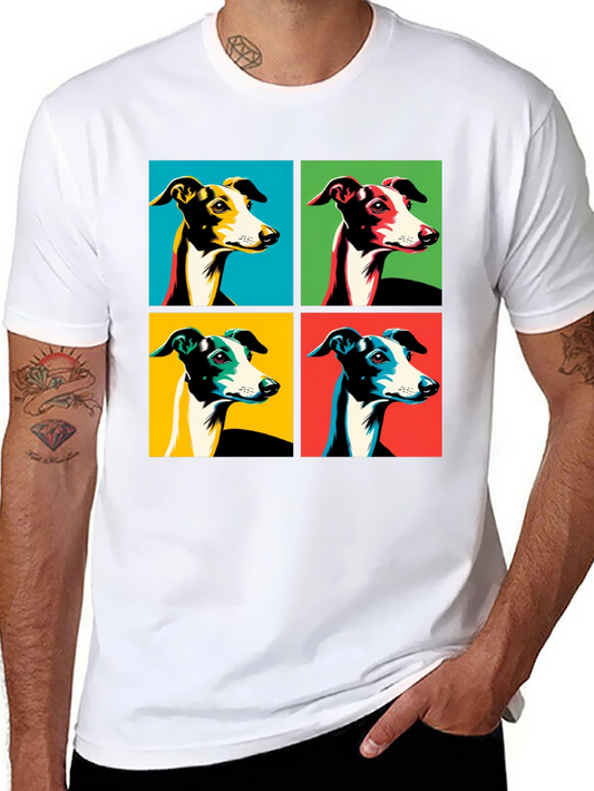 Pop Art Dog Graphic T-Shirt