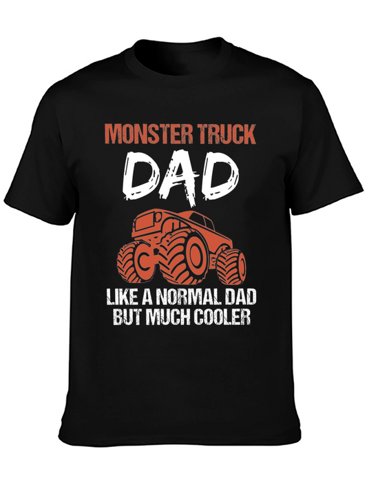 Monster Truck Dad Graphic T-Shirt