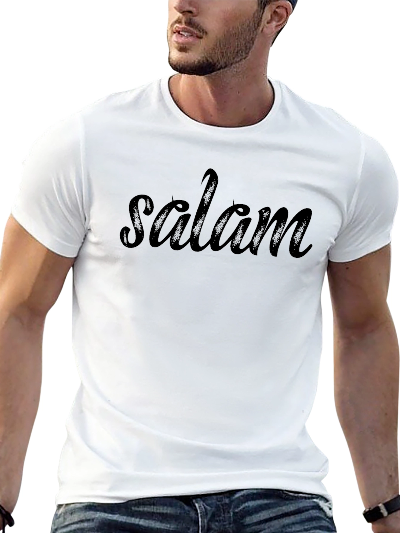 Salam Graphic T-Shirt - Stylish Black Tee