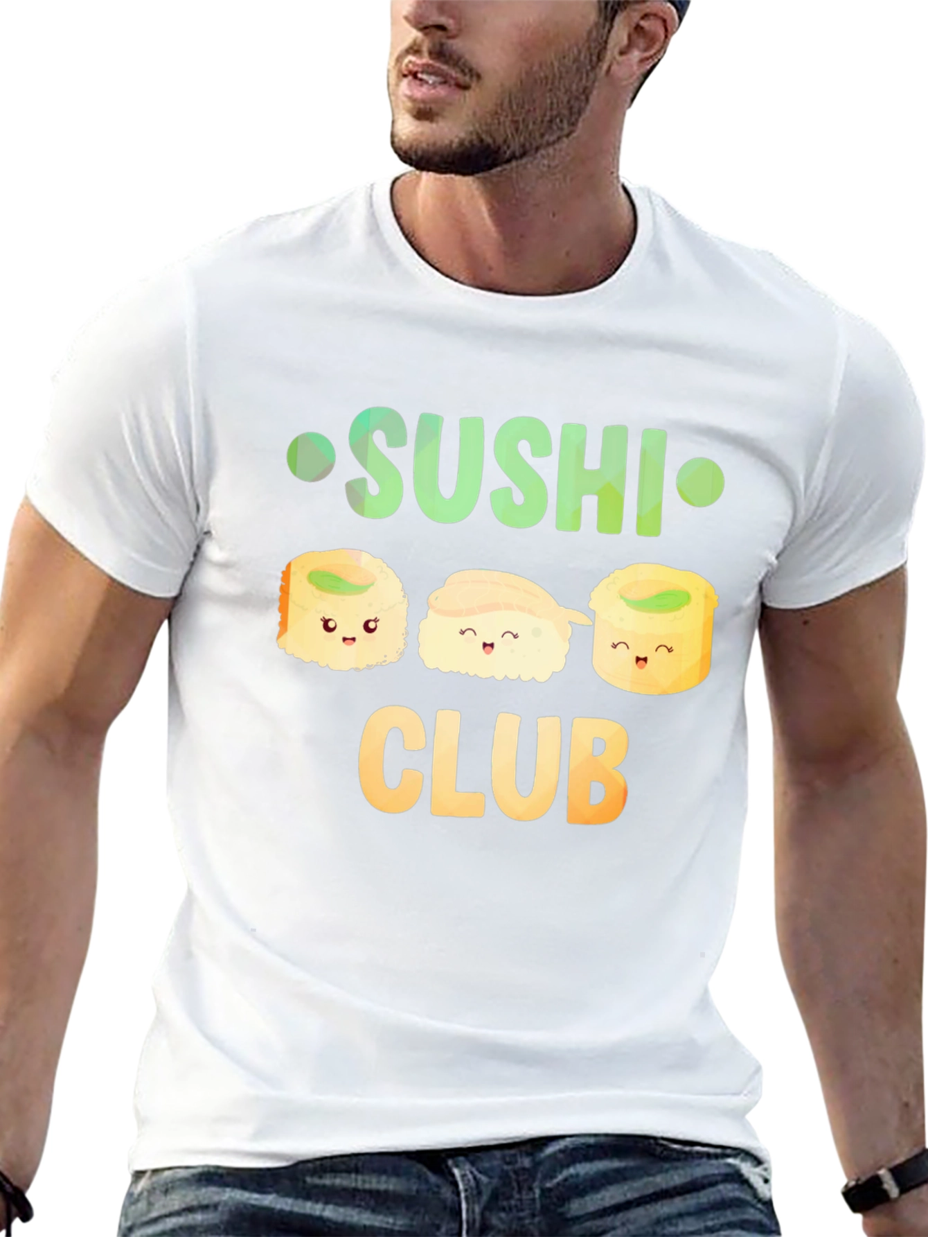 Sushi Club Graphic T-Shirt - Cute & Comfortable
