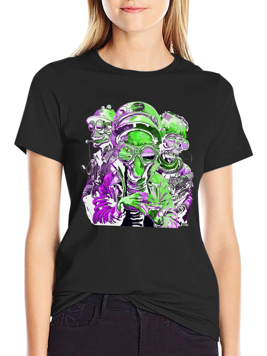 Gas Mask Crew Graphic T-Shirt