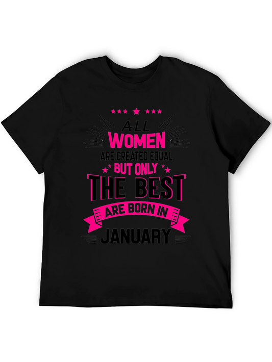 All Women Born in January T-Shirt
