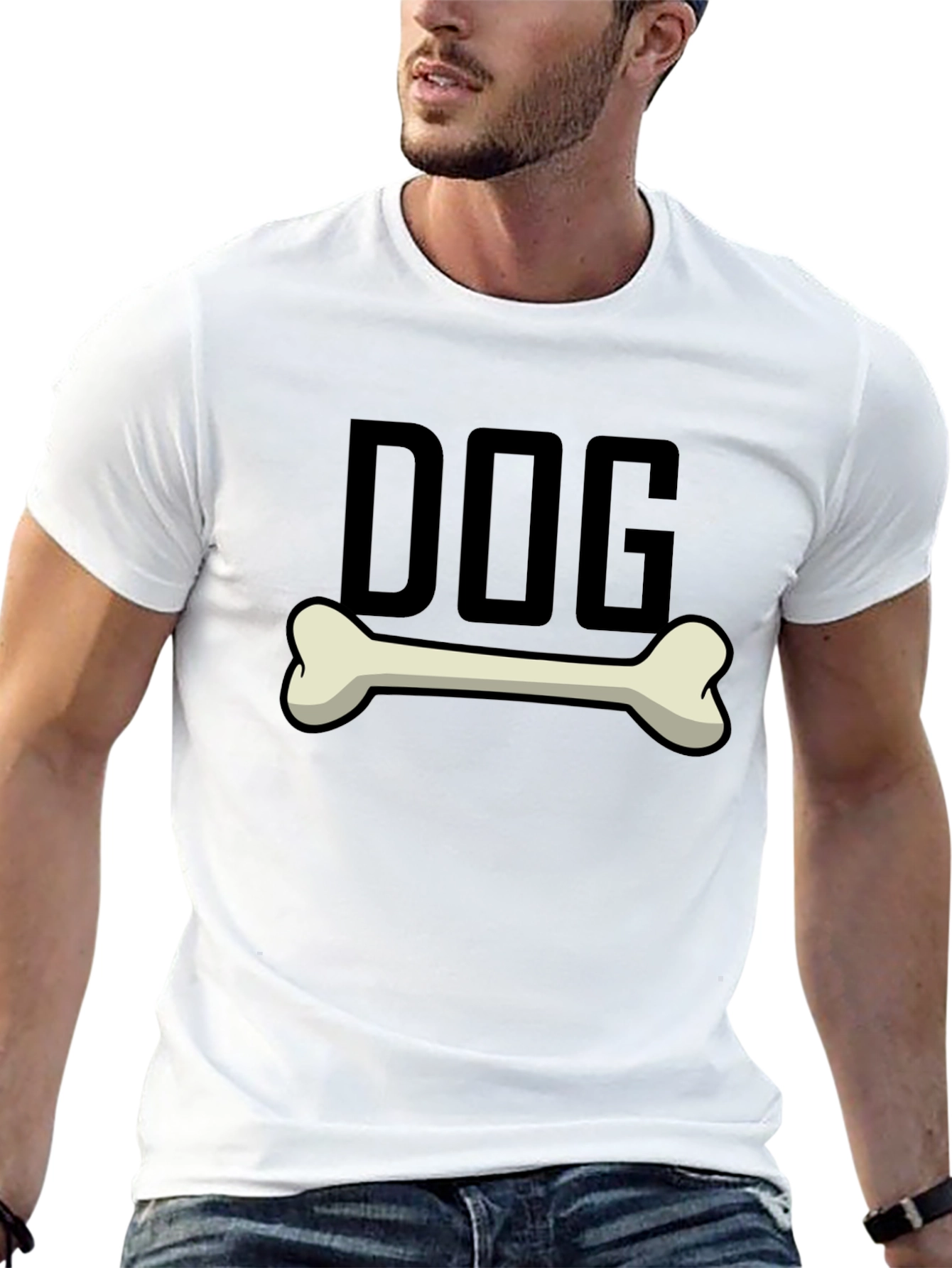 Dog Bone Graphic T-Shirt