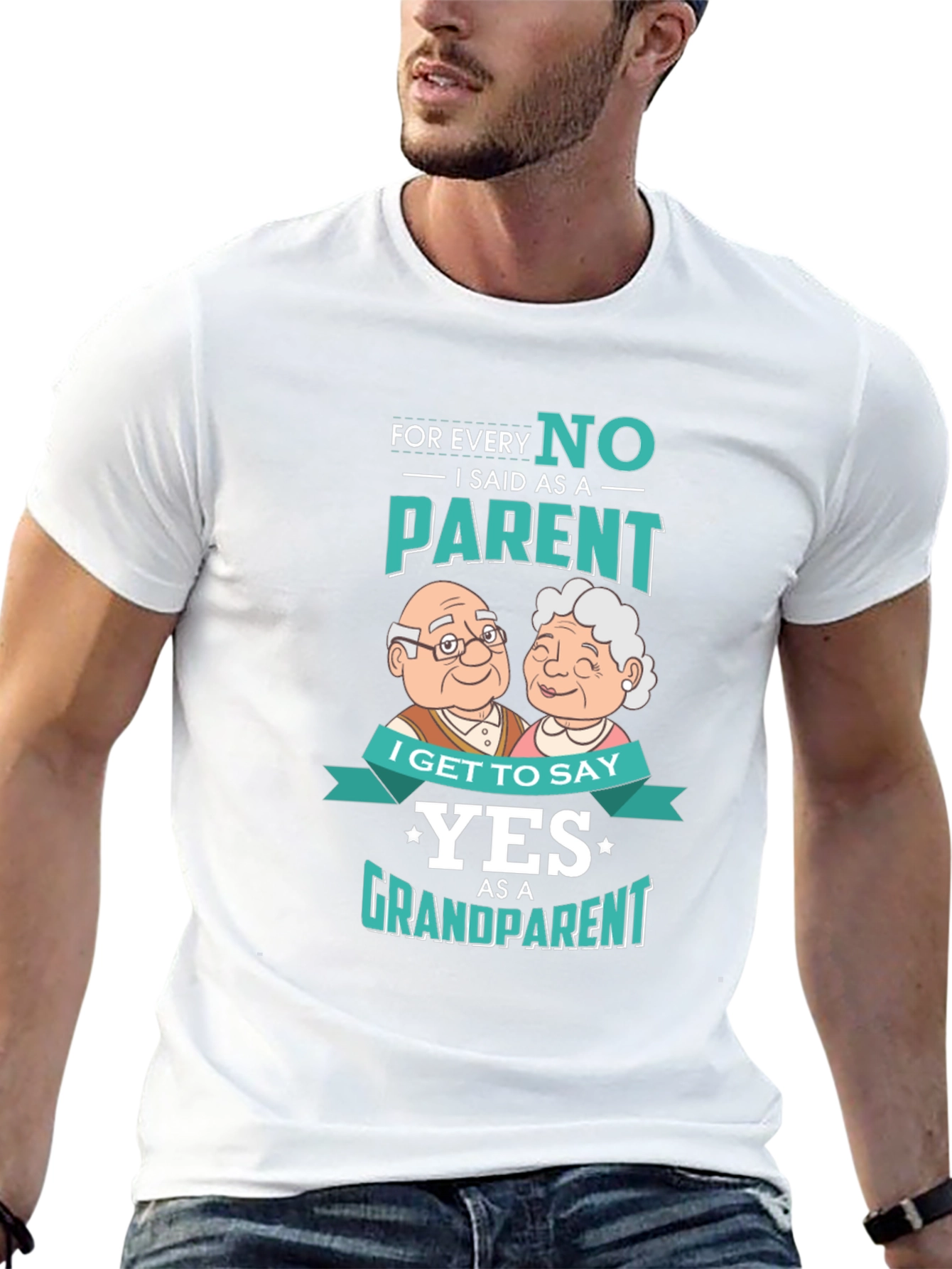Grandparent Yes T-Shirt - Novelty Family Tee