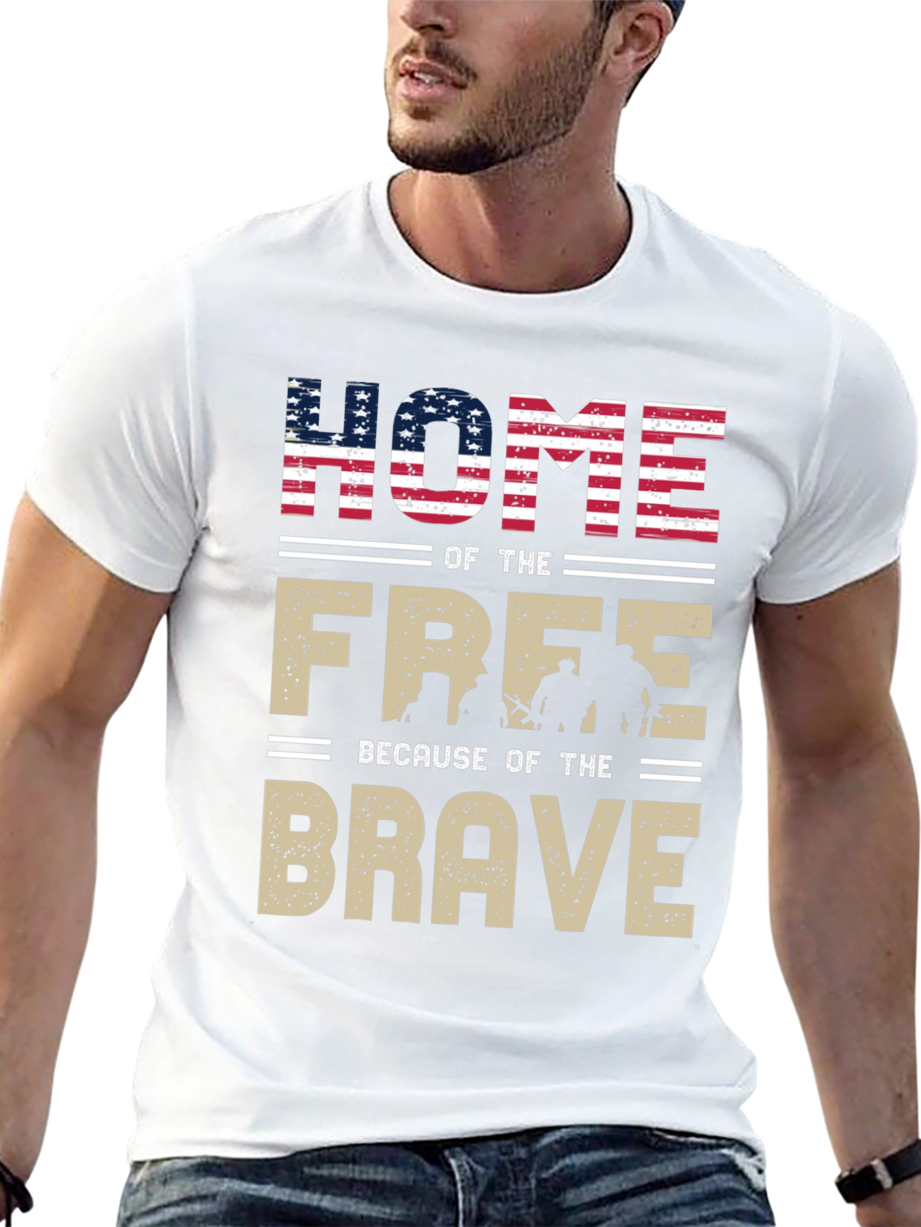 Home of the Free Patriotic T-Shirt