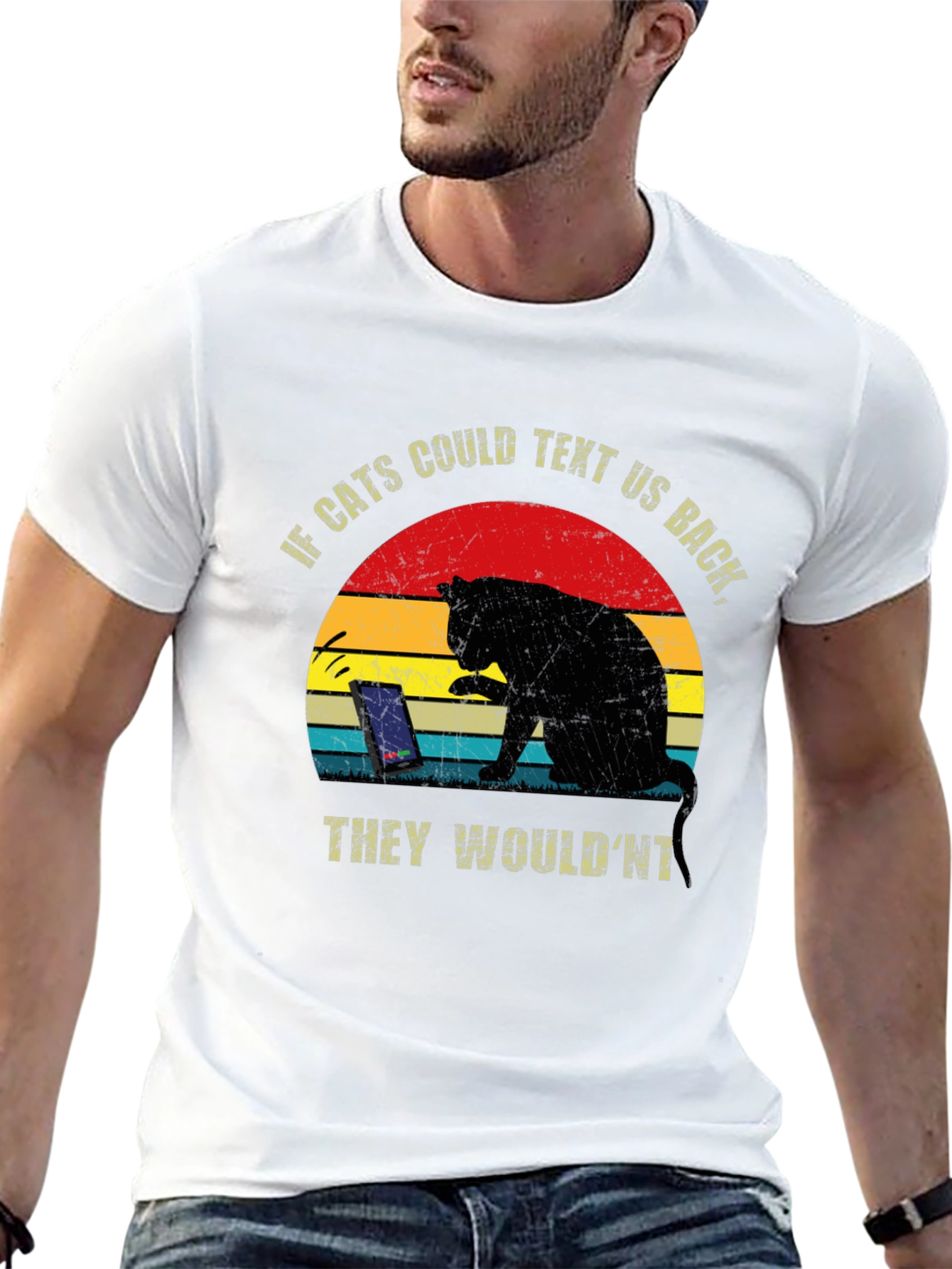 Sarcastic Cat Graphic Tee