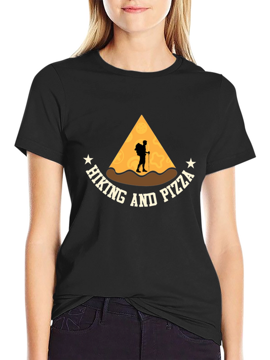 Hiking and Pizza Graphic Tee