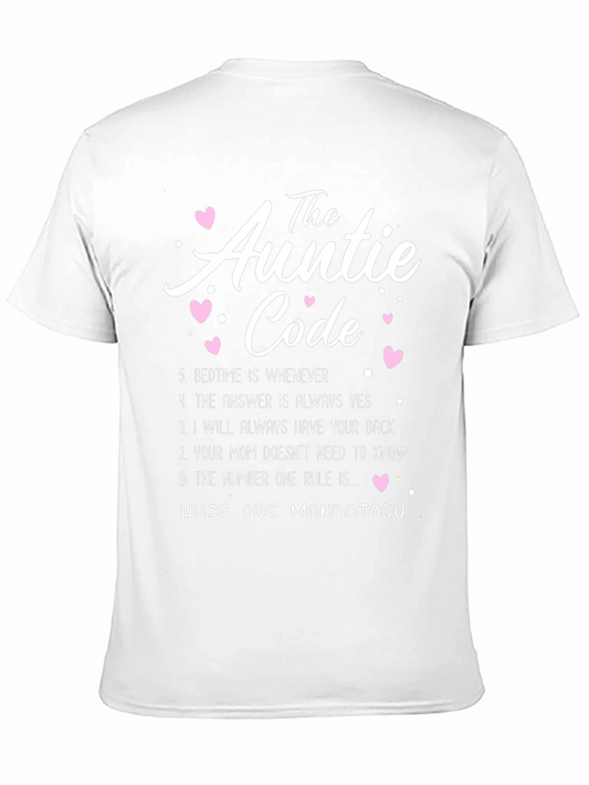 The Auntie Code T-Shirt - Fun Gift for Aunts