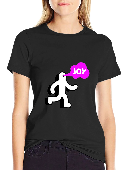 Joyful Run Black T-Shirt