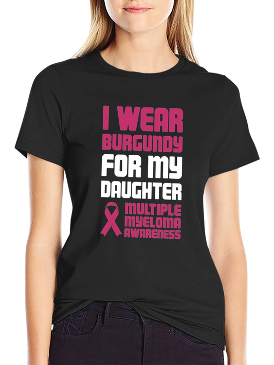 Burgundy Awareness T-Shirt