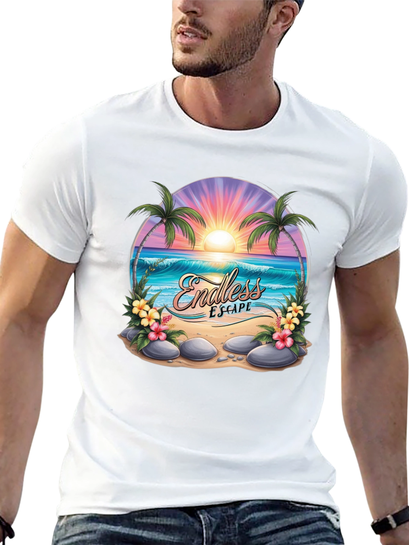 Endless Escape Beach T-Shirt