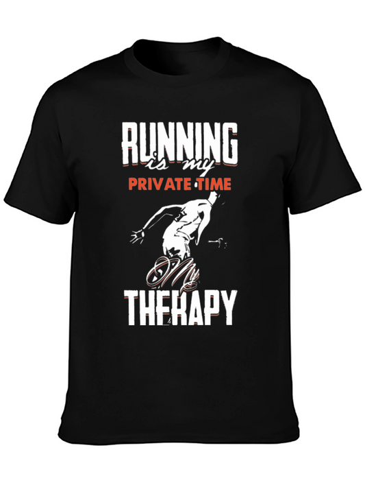 Running Is My Therapy T-Shirt