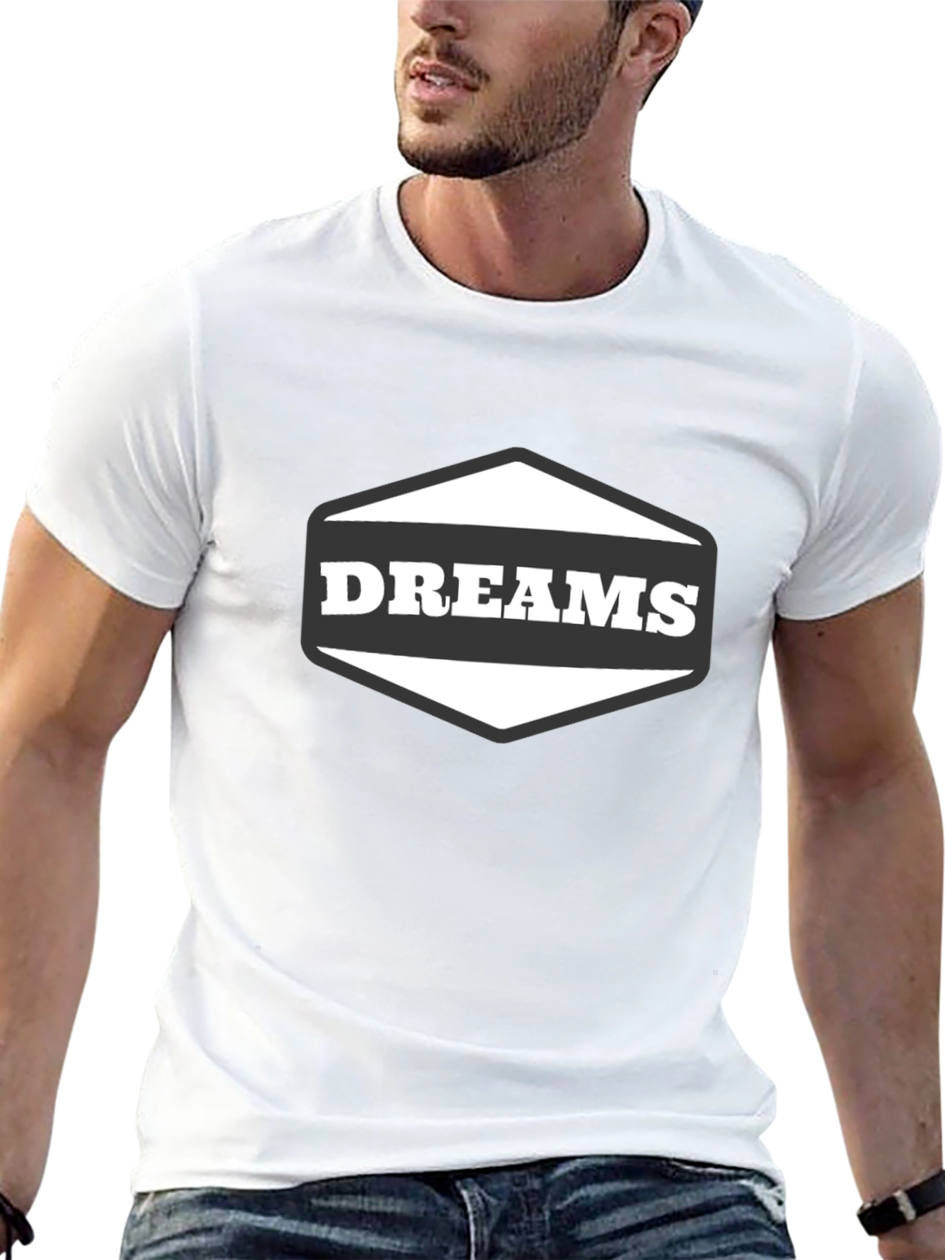 Dreams Graphic Black T-Shirt