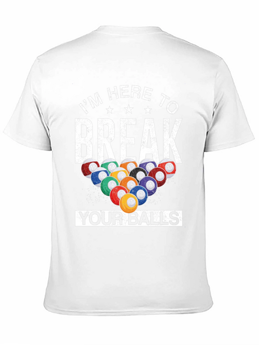 Break Your Balls Funny Billiards T-Shirt