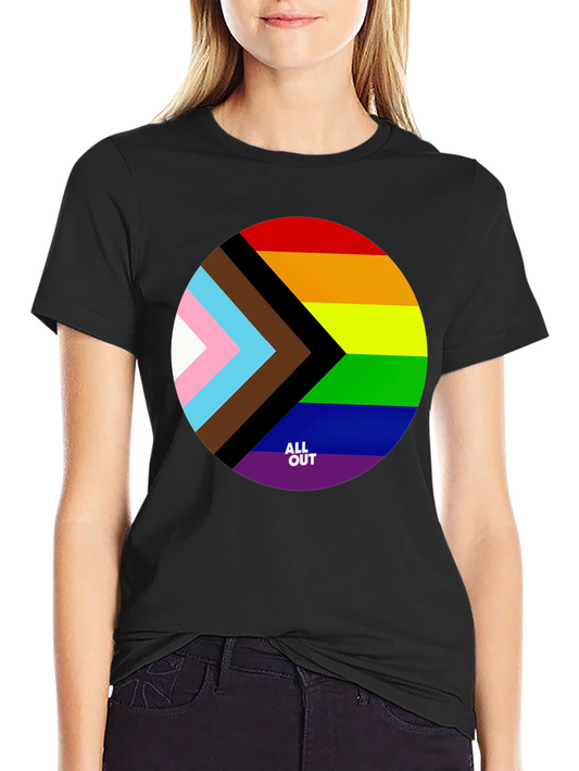 Pride T-Shirt - All Out - Black