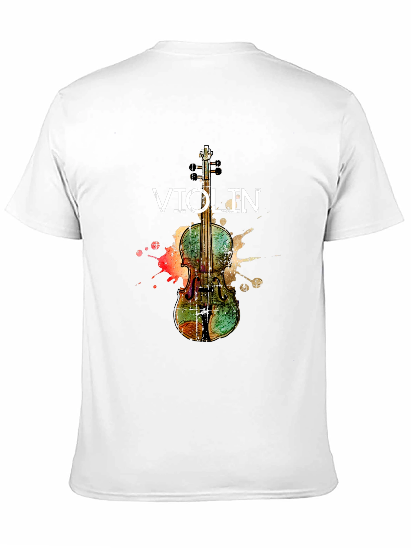 Violin Graphic T-Shirt - Music Lover Tee