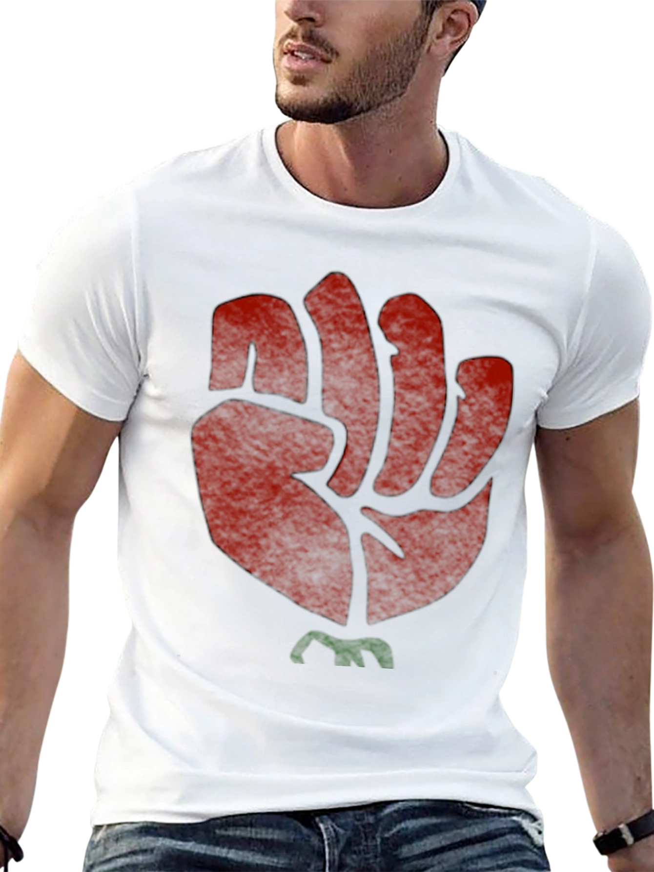 Raised Fist Graphic Tee - Black Activist Shirt